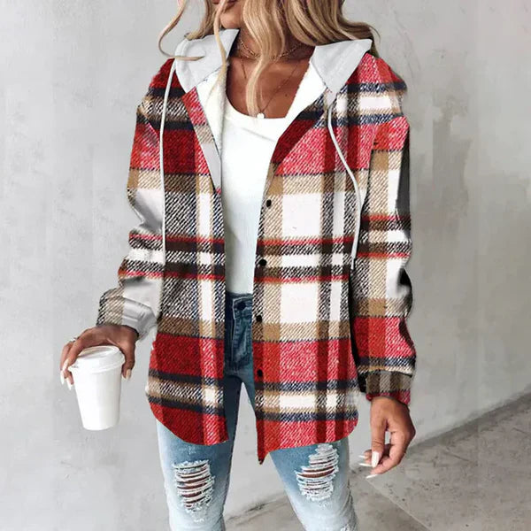 Sarah | Hooded Flannel