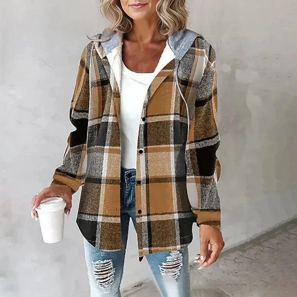 Sarah | Hooded Flannel