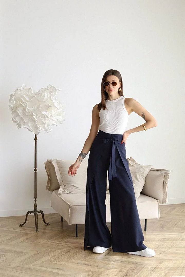 Marcella™ | Wide-Leg Linen Trousers