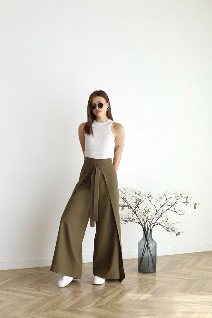 Marcella™ | Wide-Leg Linen Trousers