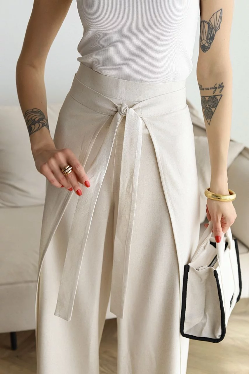 Marcella™ | Wide-Leg Linen Trousers