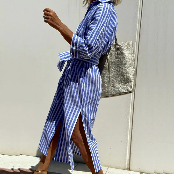 Sophia™ | Striped Shirt Dress