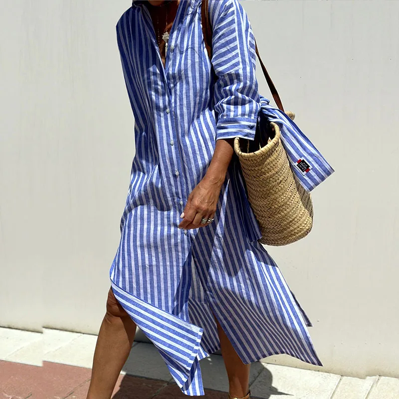 Sophia™ | Striped Shirt Dress