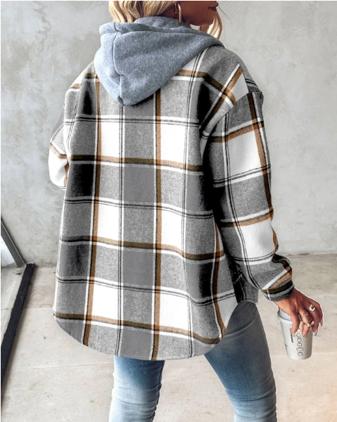 Sarah | Hooded Flannel