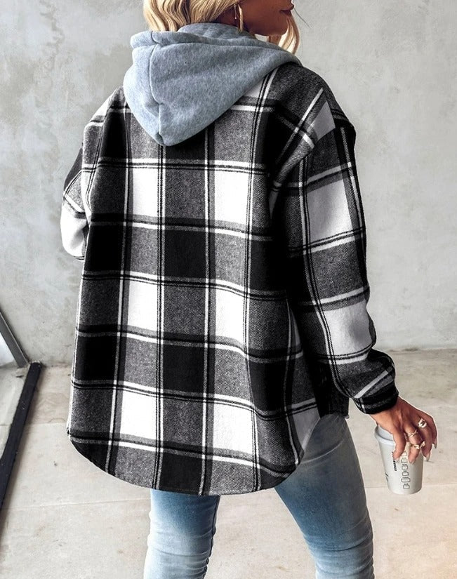 Sarah | Hooded Flannel