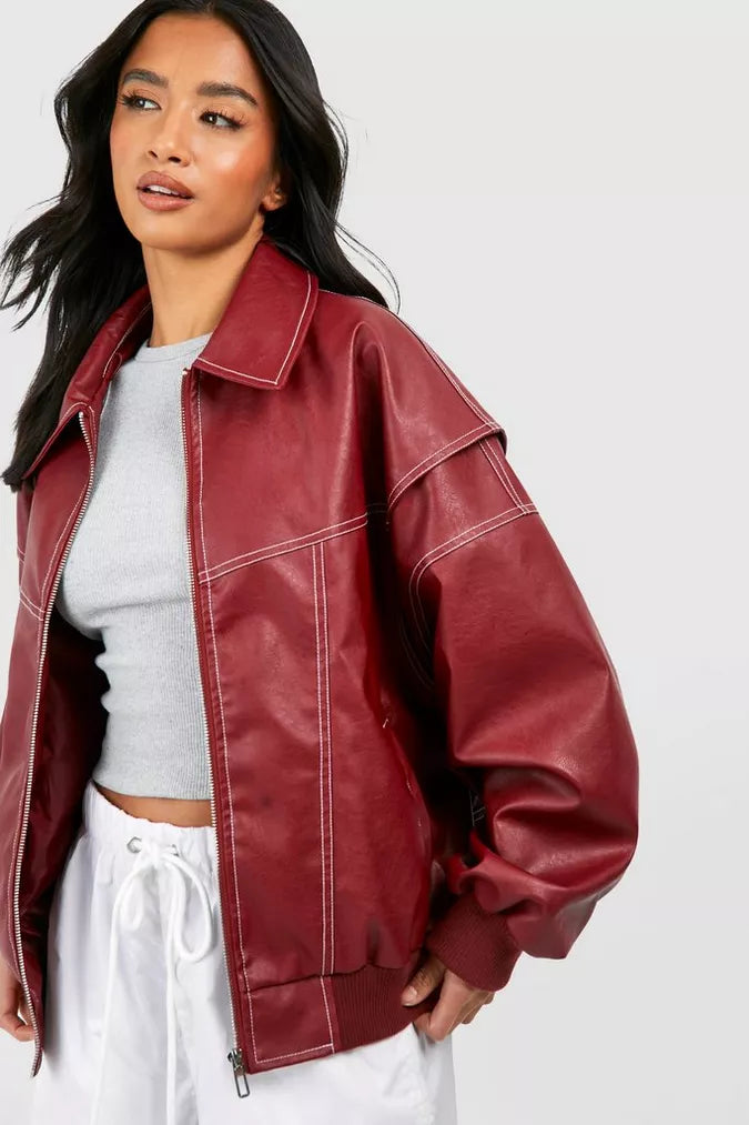 Faye | Vegan Leather Jacket