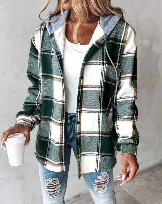 Sarah | Hooded Flannel