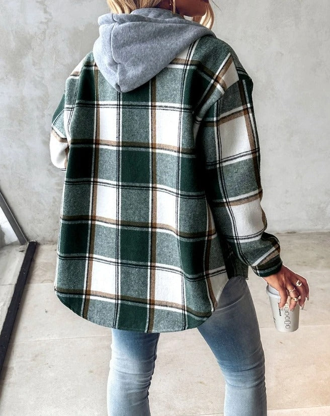 Sarah | Hooded Flannel