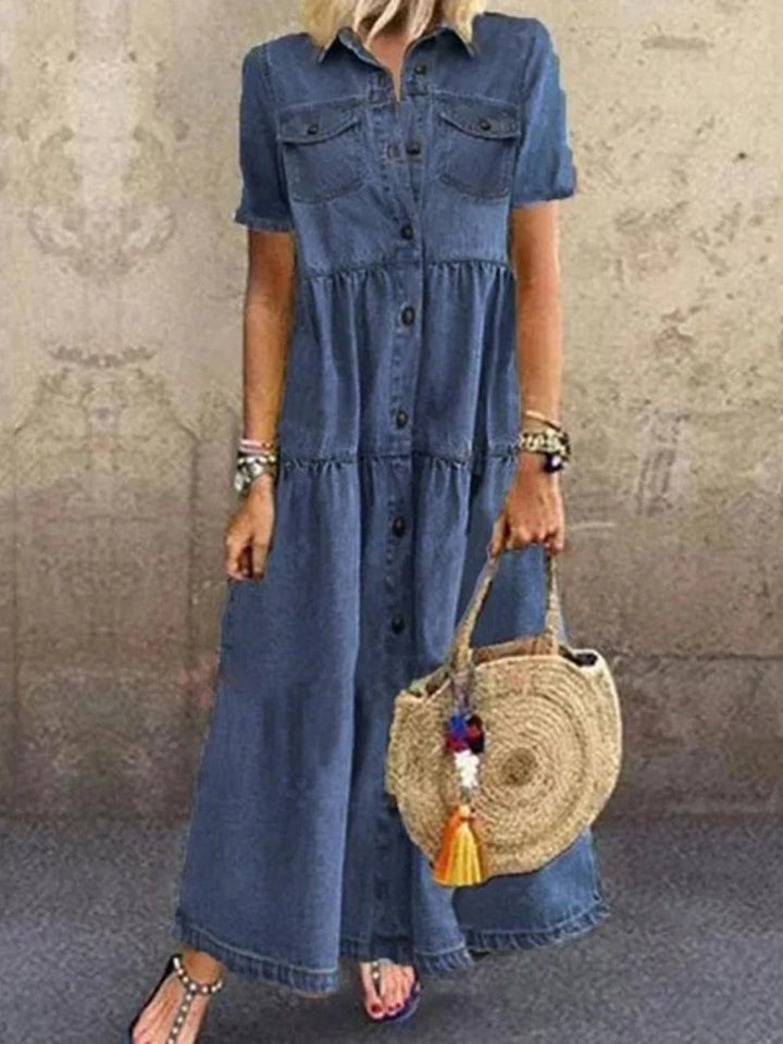 Mary™ | Classic Denim Dress